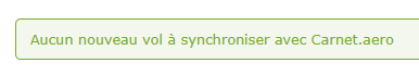 CarnetAero no flight to sync .png